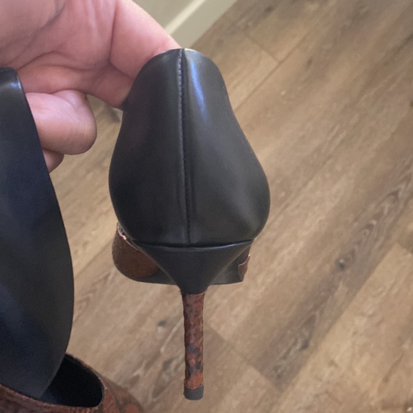 Free People Snakeskin & Leather Heels - Picture 6 of 9